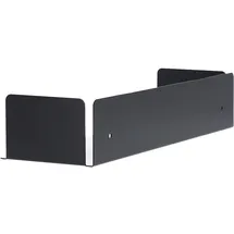 JAN KURTZ Lyra Wandregal 50 x 10 x 17 cm Schwarz