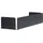 JAN KURTZ Lyra Wandregal 50 x 10 x 17 cm Schwarz