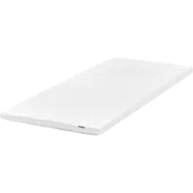 Beliani Gelschaum Matratzen topper 90 x 200 cm Weiß