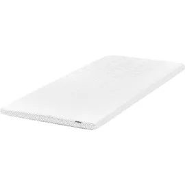 Beliani Gelschaum Matratzen topper 90 x 200 cm Weiß