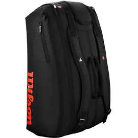 Wilson V3 15PK Racquet Bag Black/Infrared - NS