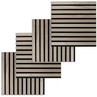 PROVISTON Akustik 3D Wandpaneel Eiche natur 4 St. 40