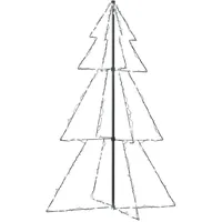 VidaXL Weihnachtsbaum Kegelform 200 LEDs Indoor Outdoor 98x150 cm