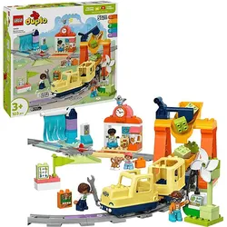 LEGO 10428 Grosse Interaktive Eisenbahn Bausatz, Mehrfarbig