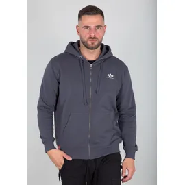 Alpha Industries Basic Zip Hoodie Herren grau XL