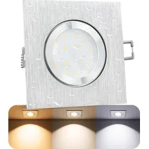 SSC-LUXon QW-2 Einbauleuchte 3CCT eckig Aluminium