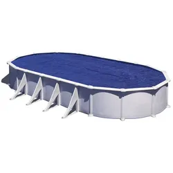 GRE Abdeckplane, Breite: 370 cm, Polyethylen (PE) - blau