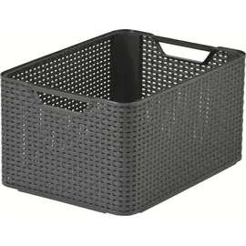 Curver Aufbewahrungskorb Curver Style L 44,5 x 0,0 x 0,0 cm grau