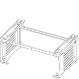 Daikin Design Standkonsole 1A Edelstahl mattiert