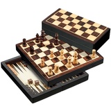 Philos Schach Backgammon Dame-Set