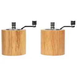 Olympia Salz- und Pfeffermühlenset Heveaholz 8cm