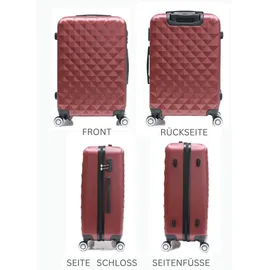 Cheffinger ABS-07 4-Rollen 56 cm / 40 l rot