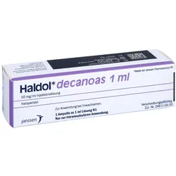 Haldol Decanoas Inj.-lösung i.e.Amp. 1X1 ml