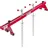 Arebos Motorbrücke 500 kg Rot | 1480mm Breite, Tragkraft 500kg