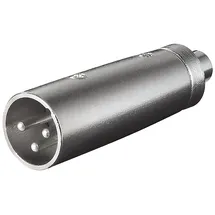 goobay XLR-Adapter, XLR-Stecker (3-Pin) > Cinch-buchse.