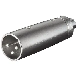 goobay XLR-Adapter, XLR-Stecker (3-Pin) > Cinch-buchse.