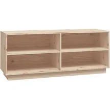 vidaXL Schuhregal 110 x 45 x 34 cm braun / Kiefer