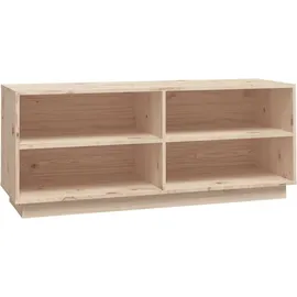 vidaXL Schuhregal 110 x 45 x 34 cm braun / Kiefer