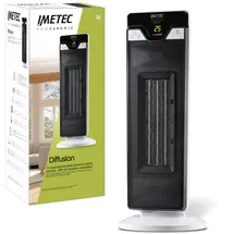Imetec Eco Ceramic Diffusion 2200 W Schwarz/Weiß