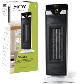 Imetec Eco Ceramic Diffusion 2200 W Schwarz/Weiß
