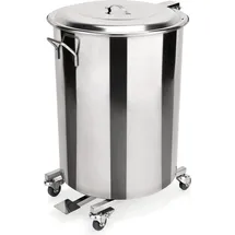 Wasa Tretabfallbehälter 65 l Silber