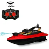 Jamara RC-Boot Feuerwehrboot Fire 2,4GHz RTR rot/schwarz