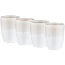 BUTLERS Tasse 0,3 l Beige 4 St.