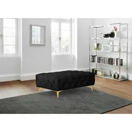 Home Affaire Polsterhocker Glynis Polyester 120 x 45 x 80 cm Grau
