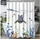 lerores Duschvorhang Katzenschwimme 240 x 200 cm Antischimmel Textil