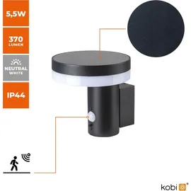 Kobi LED Solaria 3 5.5W 4000K IP44 - Schwarz