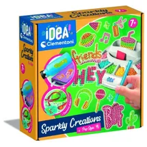 CLEMENTONI Idea-Sparkly Creations Pop-Stil Kunst-Set