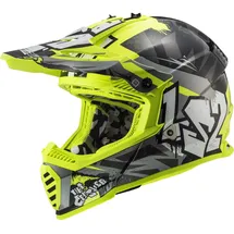 LS2 MX437 Fast Evo II Mini Schwarz L