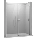 Bernstein Nischendusche Bernstein NT806 flex Nano Klarglas 110 cm 8 mm Sicherheitsglas