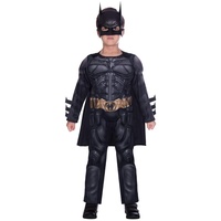von amscan Kind Jungen Dark Knight Batman Kostüm (Alter 4-6 Jahre)
