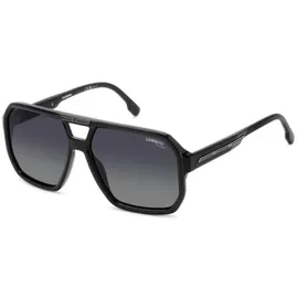Carrera VICTORY C 01/S Herren-Sonnenbrille Vollrand Pilot Kunststoff-Gestell, schwarz