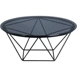 M2 Kollektion Galinara Schwarz Glas 70 x 70 cm