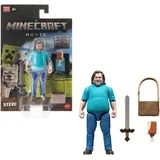 Mattel Minecraft Steve Actionfigur und Zubehör (JFR57)