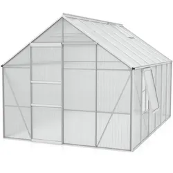 Vitavia Gewächshaus Meridian 9900 HKP (4 mm, freistehend, 9,9 m2, 2 Dachfenster, 1 Seitenfenster)