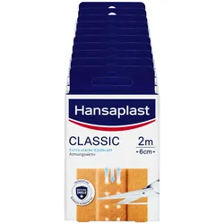 Hansaplast Fixierpflaster Classic 2 m, 10er Pack