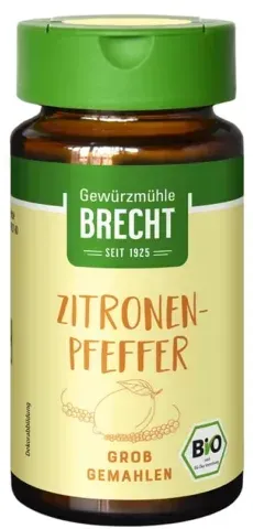 Brecht Zitronenpfeffer grob gemahlen bio