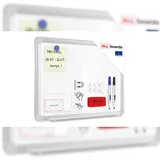 ALLboards Magnetisches Whiteboard 30x40cm – PREMIUM EXPO Alurahmen