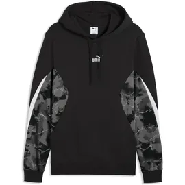 Puma Camo Hoodie Herren Schwarz XS