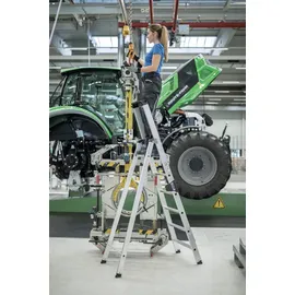 Günzburger Aluminium-Stufenstehleiter 6 Stufen 41626