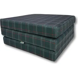 FORTISLINE Klappmatratze 195 x 60 x 9 cm H2 Polyester/Leinen