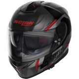 Nolan N80-8 Wanted N-Com Helm, schwarz-grau, Größe XL