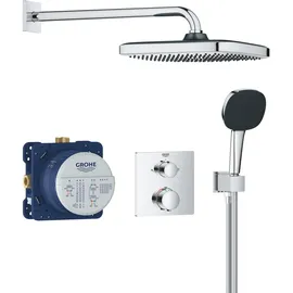 Grohe Vitalio Comfort Duschset Unterputz mit Thermostat Chrom 34882000