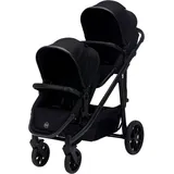 fillikid Zwillings-Kombikinderwagen »Fill Two in One« 22 kg, schwarz