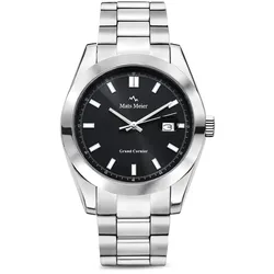 Mats Meier Herrenuhr Mats Meier Grand Cornier silber - edelstahl Zubehör   
