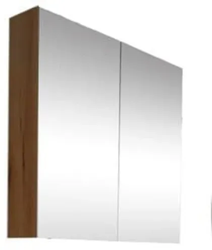 SAT B-Way Badezimmerschrank 80x75x15 cm Walnuss matt BWAY80CABN