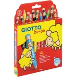 Giotto be-bè Super Large Buntstifte 12 St. mehrfarbig